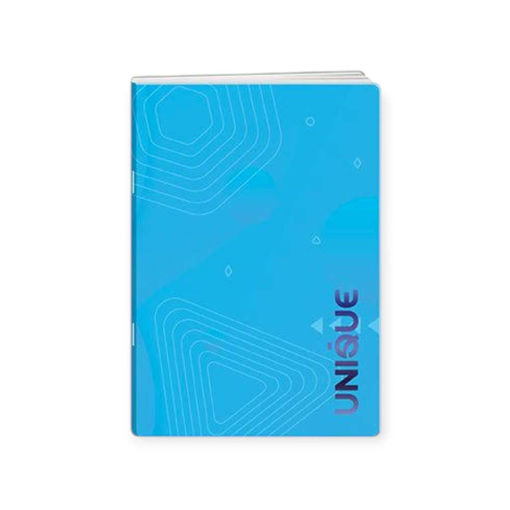 Picture of A5 UNIQUE LINED GLUED NOTEBOOK 96PGS BLUE